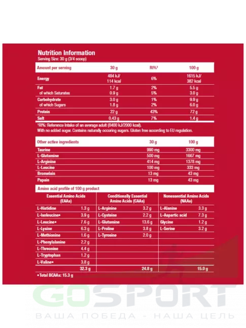 Сывороточный протеин Scitec Nutrition 100% Whey Protein Professional 500 г, Клубника