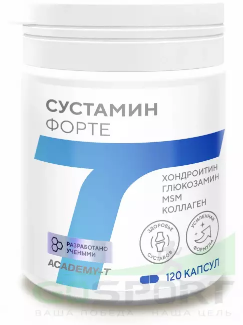 Комплекс хондропротекторов АКАДЕМИЯ-Т SUSTAMIN FORTE 120 капсул, Нейтральный