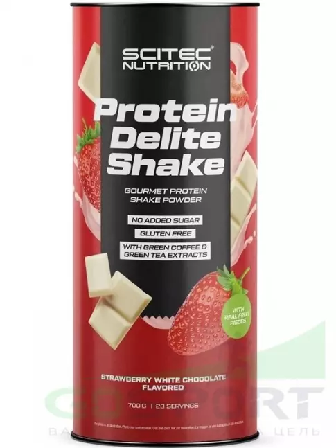 Комплексный протеин Scitec Nutrition Protein Delite Shake 700 г, Клубника-белый шоколад