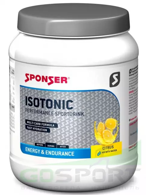 Изотоник SPONSER ISOTONIC 1000 г, Цитрус