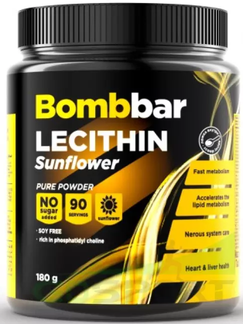 Лецитин BombBar Лецитин подсолнечный 180 г Лецитин BombBar Лецитин подсолнечный 180 г