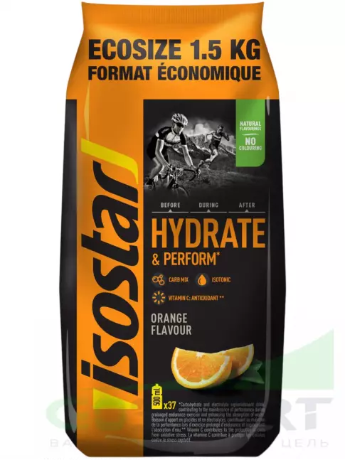 Изотоник Isostar Hydrate & Perform 1500 г, Апельсин