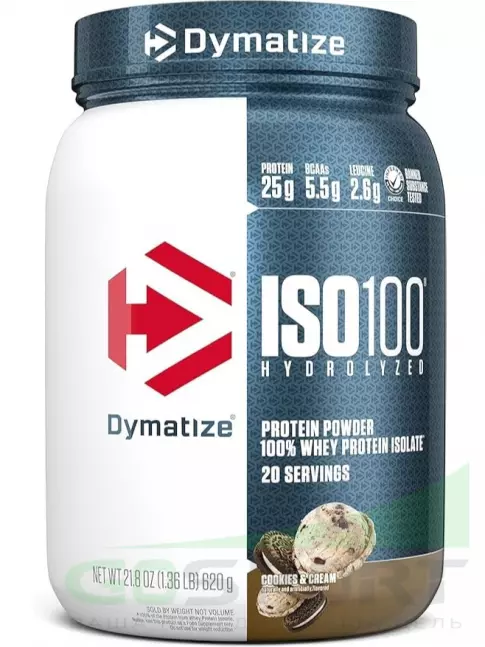  DYMATIZE ISO100 Hydrolyzed 650 г, Печенье с кремом