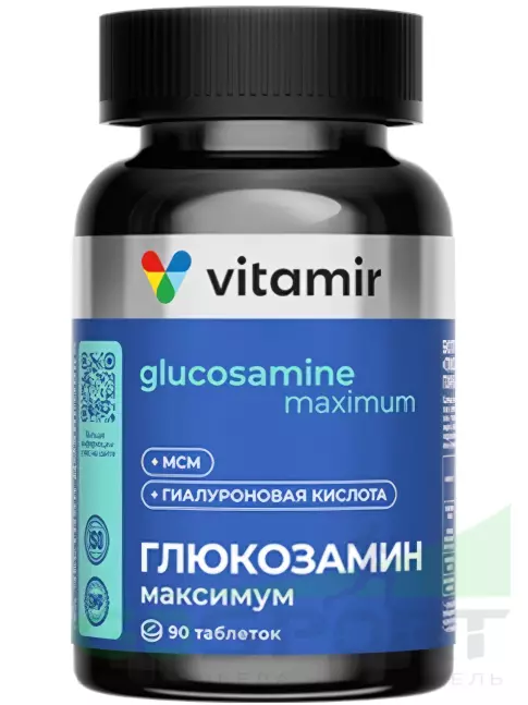 Глюкозамин хондроитин VITAMIR PRO Глюкозамин максимум 90 таблеток
