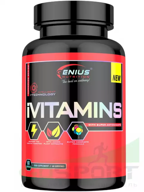 Витаминный комплекс Genius Nutrition iVitamins 60 капсул