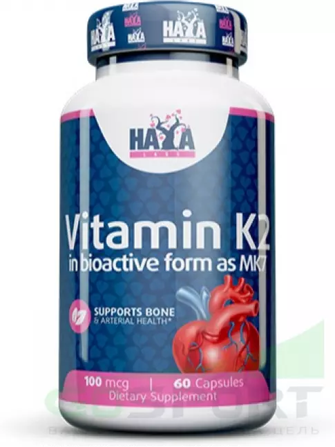  HAYA LABS Vitamin K-2 60 капсул