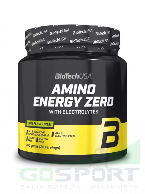 Аминокислоты BiotechUSA Amino Energy Zero 360 г, Лайм