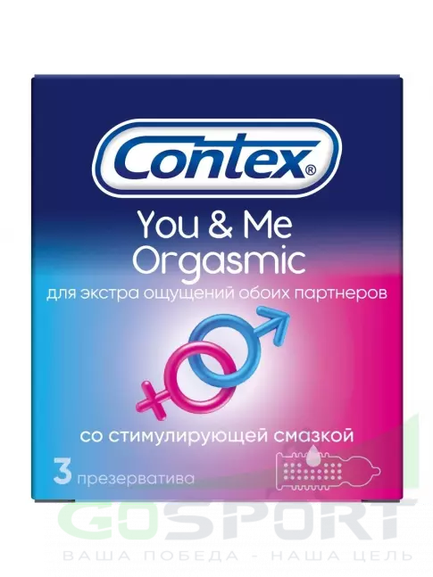 Презервативы Contex You & Me Orgasmic 3 шт