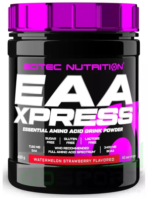 Аминокислоты Scitec Nutrition EAA Xpress 400 г, Арбуз - клубника Аминокислоты Scitec Nutrition EAA Xpress 400 г, Арбуз - клубника