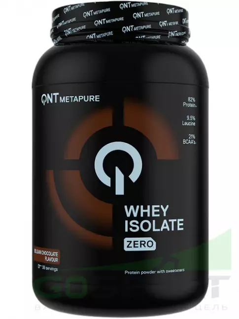 Изолят протеина QNT Metapure Whey Isolate Zero 908 г, Бельгийский шоколад
