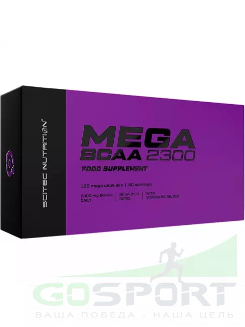 БСАА Scitec Nutrition Mega BCAA 2300 120 капсул