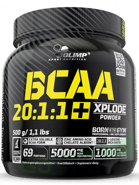  OLIMP BCAA XPLODE POWDER 20:1:1 500 г, Грейпфрут