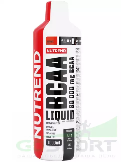 БСАА NUTREND BCAA Liquid 2:1:1 1000 мл, Апельсин