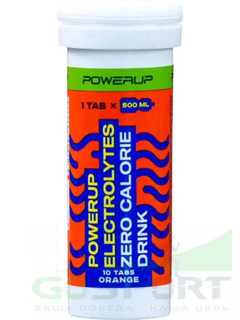 Powerup ELECTROLYTES ZERO CALORIE DRINK 2 x 10 шипучих таблеток, Микс