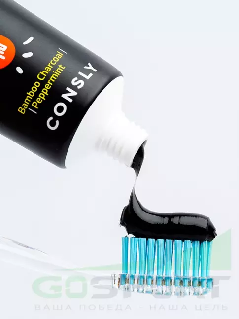 ИМПОРТ CONSLY Clean&Fresh Bamboo Charcoal & Peppermint Gel Toothpaste 105 г