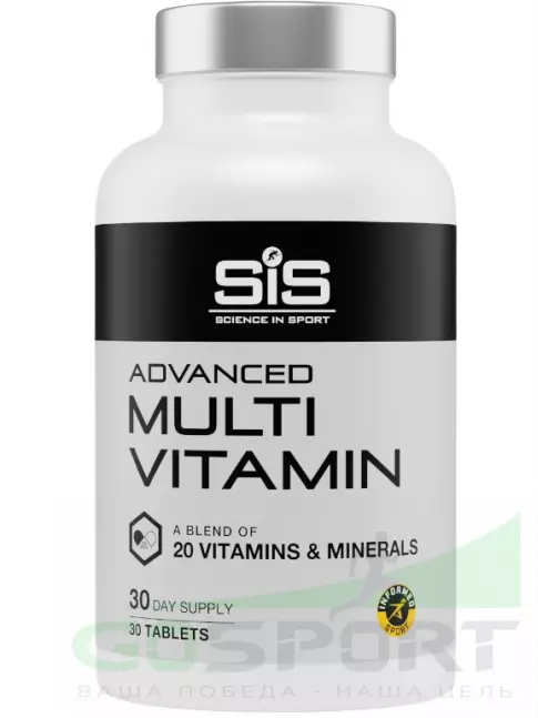 Витаминный комплекс SCIENCE IN SPORT (SiS) Advanced Multivitamins 30 таблеток