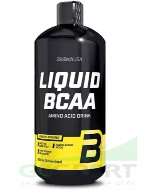 БСАА BioTechUSA Liquid BCAA 2:1:1 1000 мл, Лимон БСАА BioTechUSA Liquid BCAA 2:1:1 1000 мл, Лимон