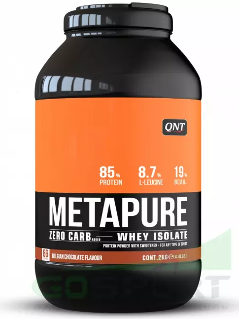  QNT METAPURE ZERO CARB 2000 г, Бельгийский шоколад