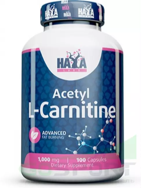  Haya Labs Acetyl L-Carnitine 1000 mg 100 капсул