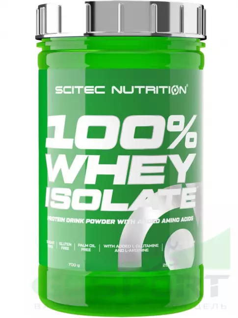 Изолят протеина Scitec Nutrition 100% Whey Isolate 700 г, Малина