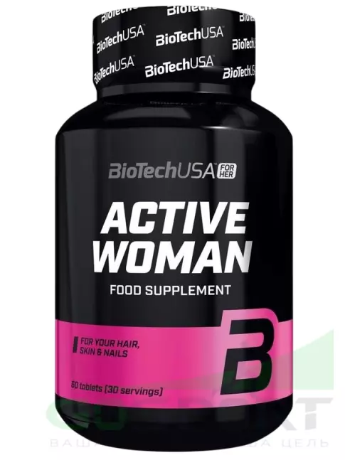Витамины для женщин BioTechUSA Active Woman 60 таблеток Витамины для женщин BioTechUSA Active Woman 60 таблеток