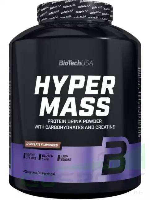 Гейнер BioTechUSA Hyper Mass 4000 г, Шоколад
