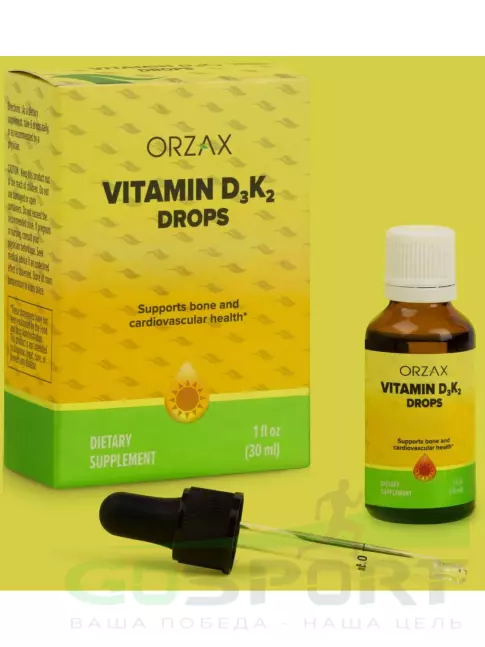Витамин D Orzax D3-K2 Drop 30 мл