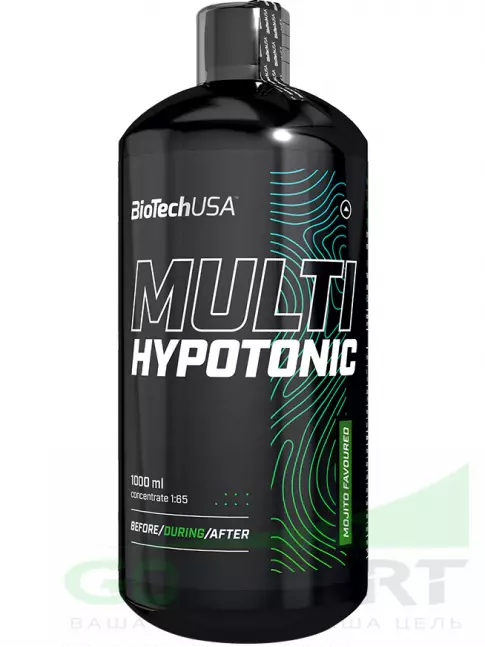 Изотоник BioTechUSA Multi Hypotonic Drink 1:65 1000 мл, Мохито Изотоник BioTechUSA Multi Hypotonic Drink 1:65 1000 мл, Мохито