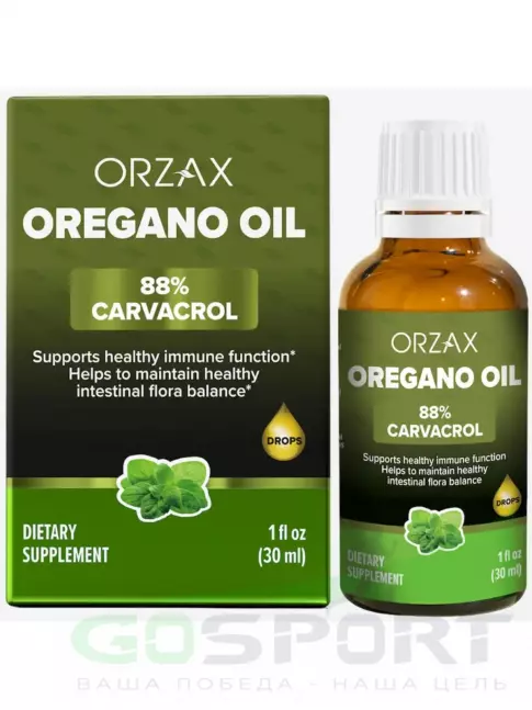 Экстракты Orzax Oregano oil 33 mg 30 мл