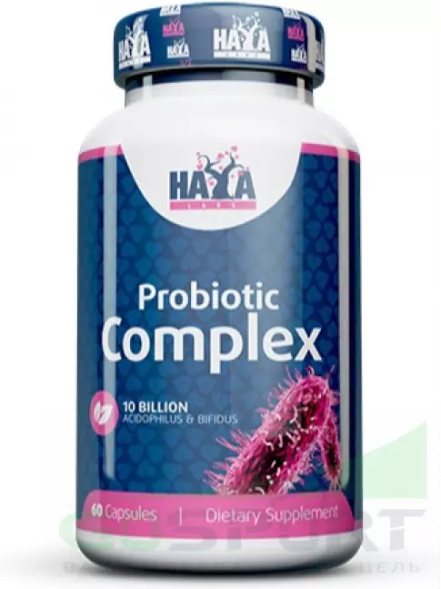Пробиотик Haya Labs Probiotic Complex 10 billion 60 капсул