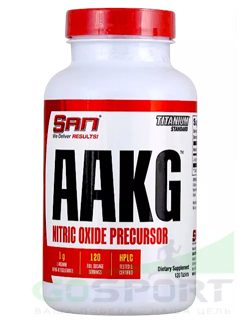 Аргинин / AAKG SAN AAKG 120 таблеток