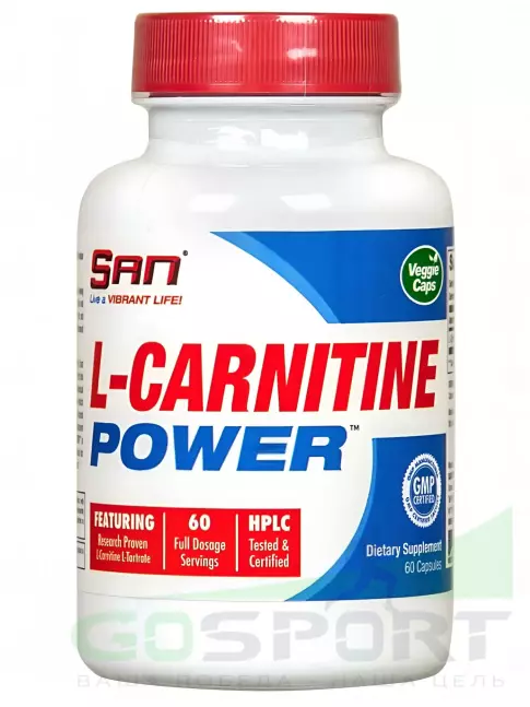 L-Карнитин в капсулах SAN L-Carnitine Power 60 капсул