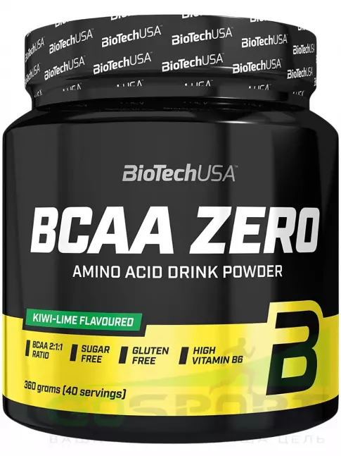 БСАА BioTechUSA BCAA Zero 2:1:1 360 г, Киви-Лайм