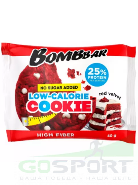 Протеиновый батончик BombBar Protein cookie 40 40 г, Красный бархат Протеиновый батончик BombBar Protein cookie 40 40 г, Красный бархат