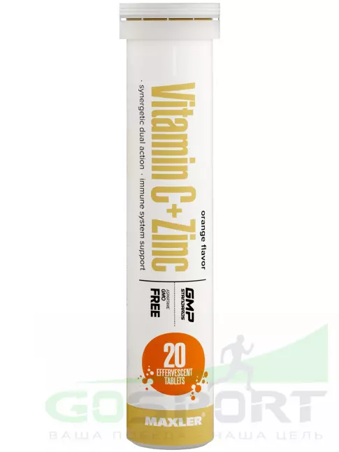  MAXLER Vitamin C + Zinc Effervescent Tablets 