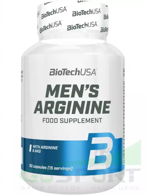 Аргинин / AAKG BioTechUSA Men's Arginine 90 капсул Аргинин / AAKG BioTechUSA Men's Arginine 90 капсул