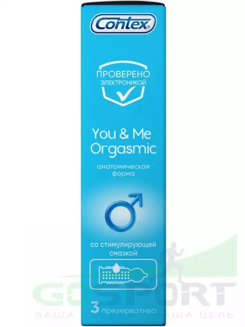 Презервативы Contex You & Me Orgasmic 3 шт