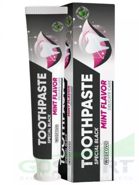 ИМПОРТ Weprove Special Black Mint Toothpaste 100 г