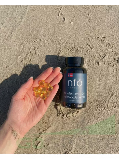 Омега-3 NFO Shark liver oil 500 mg 120 капсул