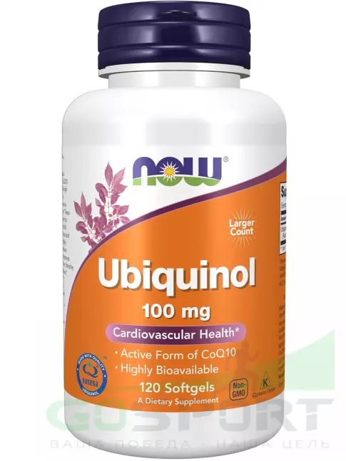  NOW FOODS Ubiquinol 100 mg 120 гелевые капсулы