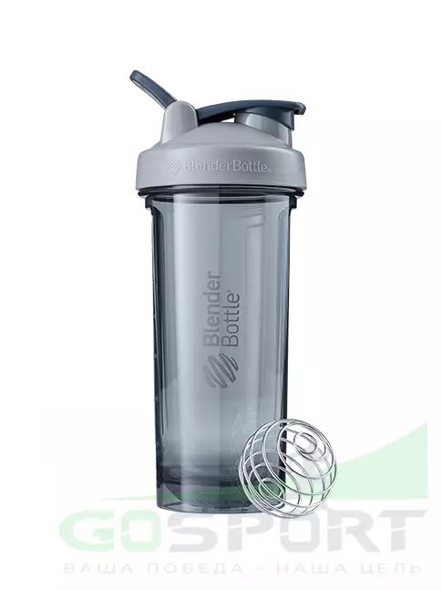 Шейкер BlenderBottle Pro28 Tritan™ Full Color 828 мл / 28 oz, Серый графит