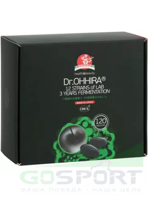 Пробиотик DR.OHHIRA СИНБИОТИК OM-X 120 капсул