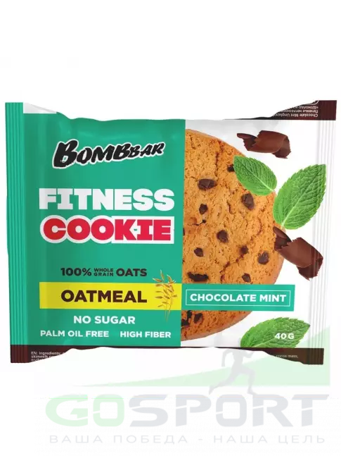 Протеиновый батончик BombBar Овсяное fitness печенье 6 х 40 г, Микс Протеиновый батончик BombBar Овсяное fitness печенье 6 х 40 г, Микс
