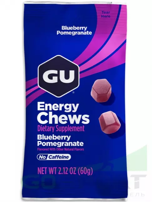  GU ENERGY Мармеладки GU Energy Chews 6 x 60 г, Микс