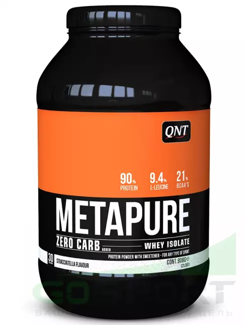  QNT METAPURE ZERO CARB 908 г, Страчителла