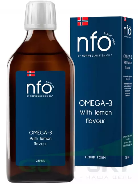 Омега-3 NFO Omega-3 1540 mg with lemon flavour 250 мл