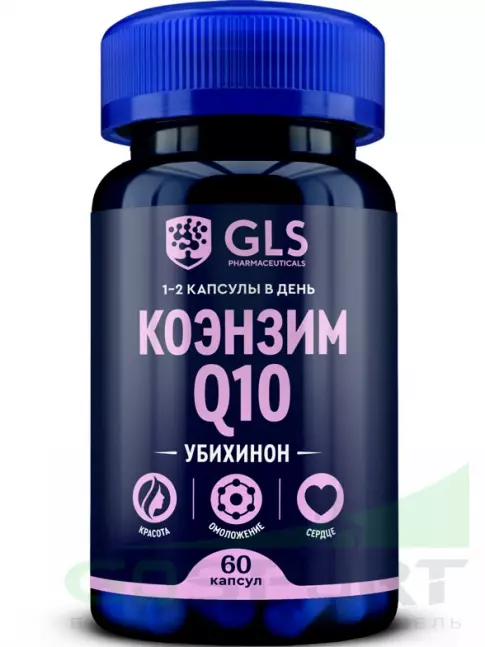  GLS pharmaceuticals Коэнзим Q10 (Убихинон) 60 капсул