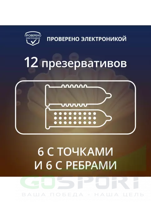  Contex Relief (6 с точками и 6 с ребрами) 12 шт