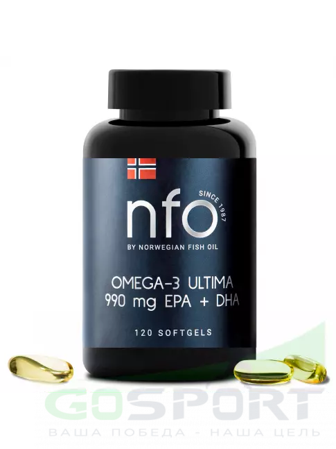 Омега-3 NFO Omega-3 Ultima 120 капсул