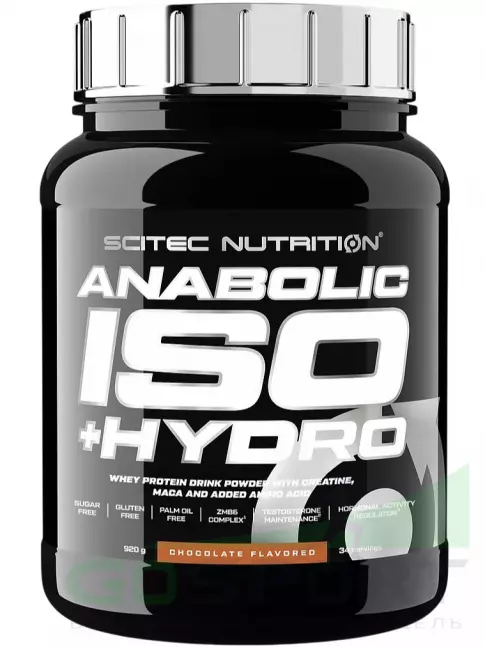 Изолят протеина Scitec Nutrition Anabolic Iso+Hydro 920 г, Шоколад